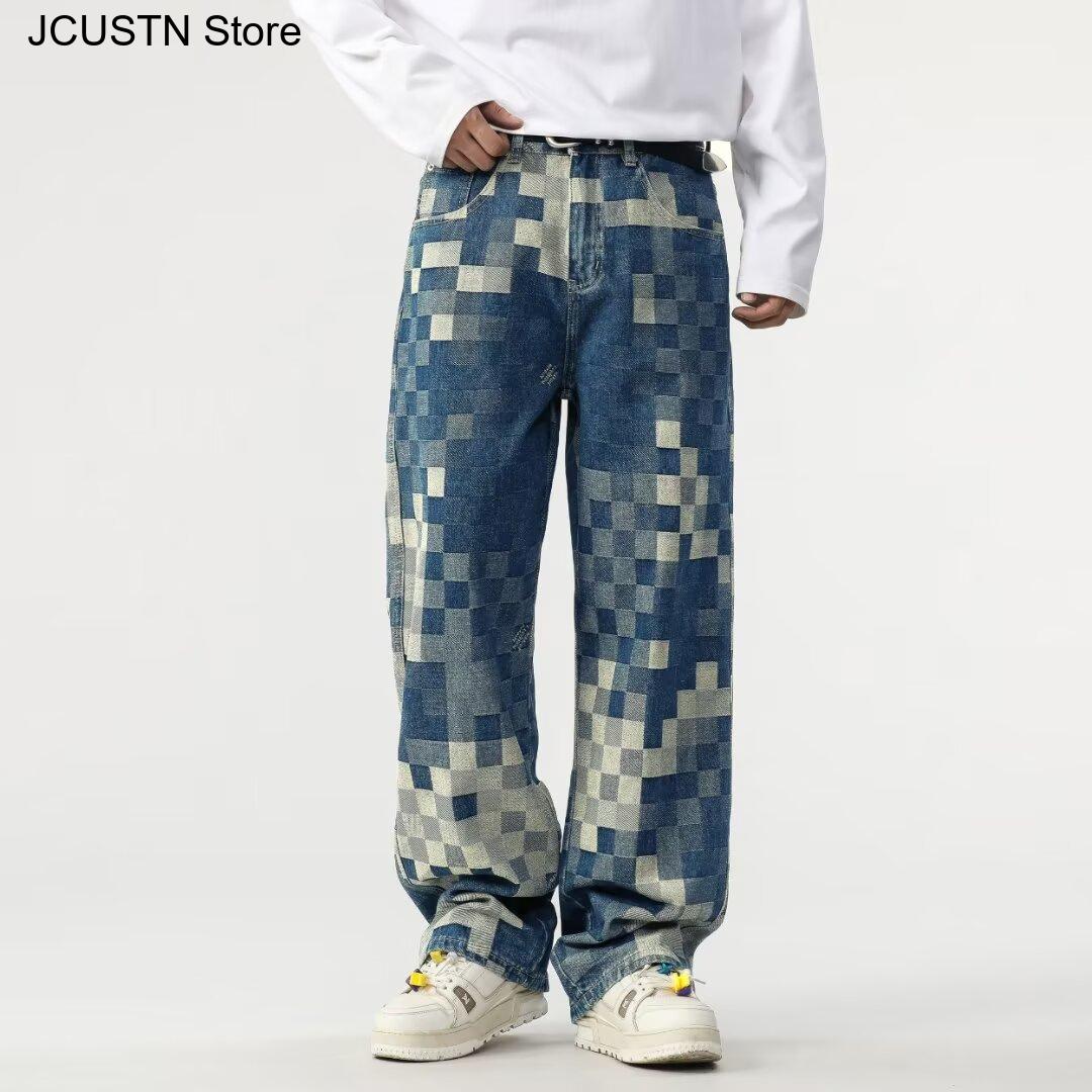 Men'S Accessories For Jeans - Mannelijke Trendy Rechte Broek Losse Fit