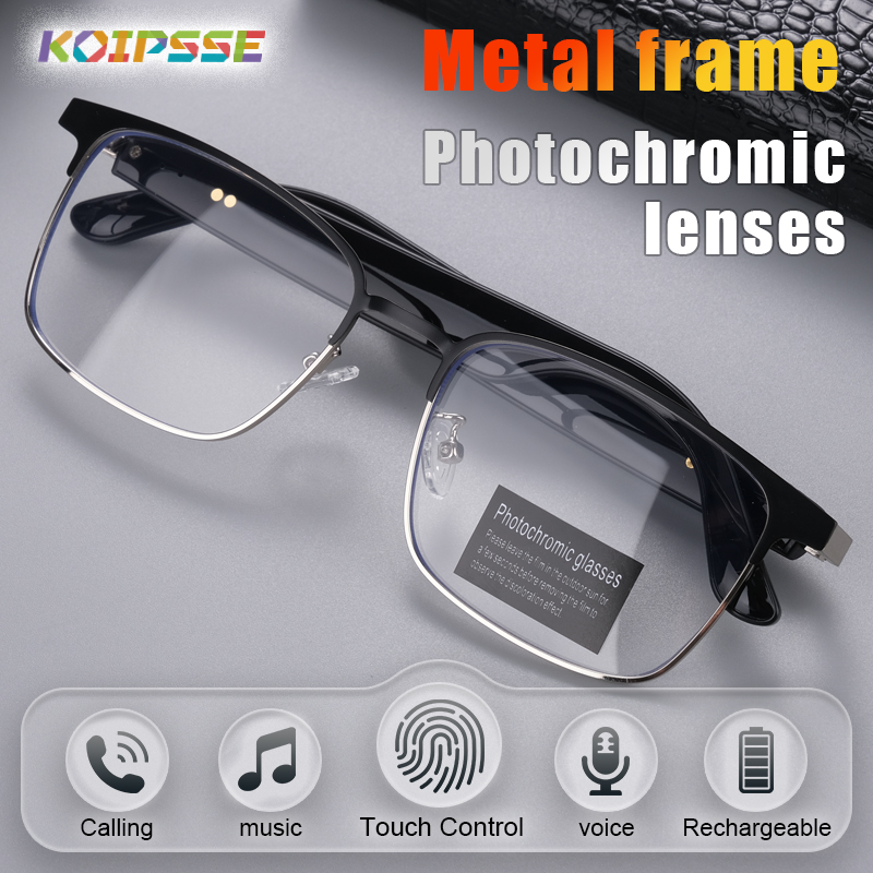 Men'S Accessories Glasses - Koipsse Smart Bril Metalen frame Kleurveranderende