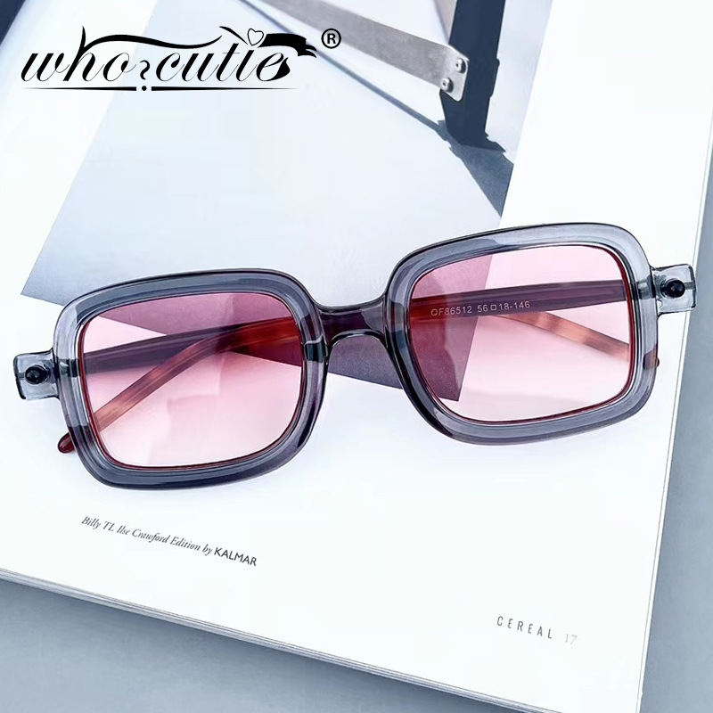 Men'S Accessories In The 90S - Mode Vierkante Zonnebril Vrouwen 2025 Merk