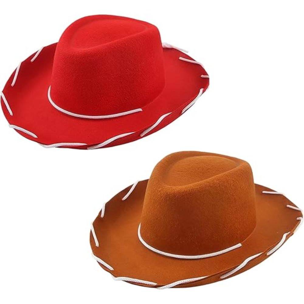 Men Accessories H&M - Fantasia Woody Jessie Cosplay Vilten Hoed
