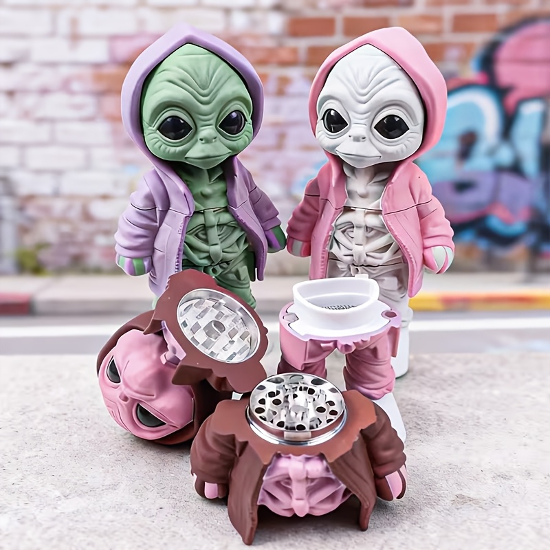 Men Accessories To Gift - Grappige Alien Kruidenmolen Kruidenmolen voor Thee