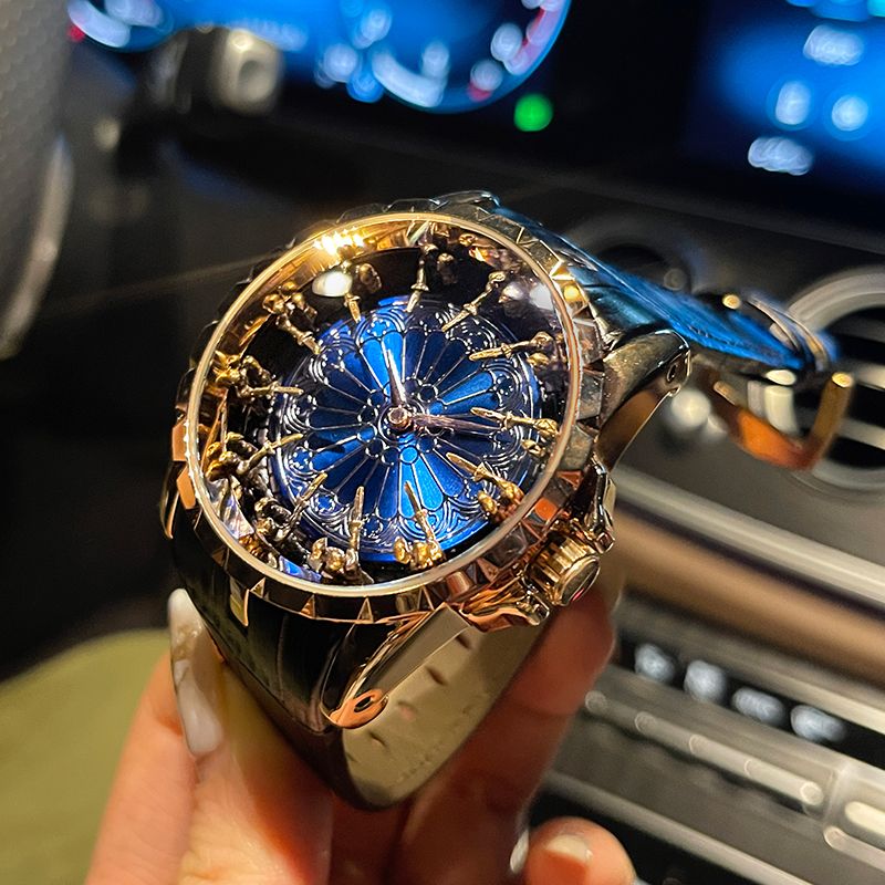 Men'S Accessories Luxury Brands - Luxe en elegante herenhorloge, Twelve Knights