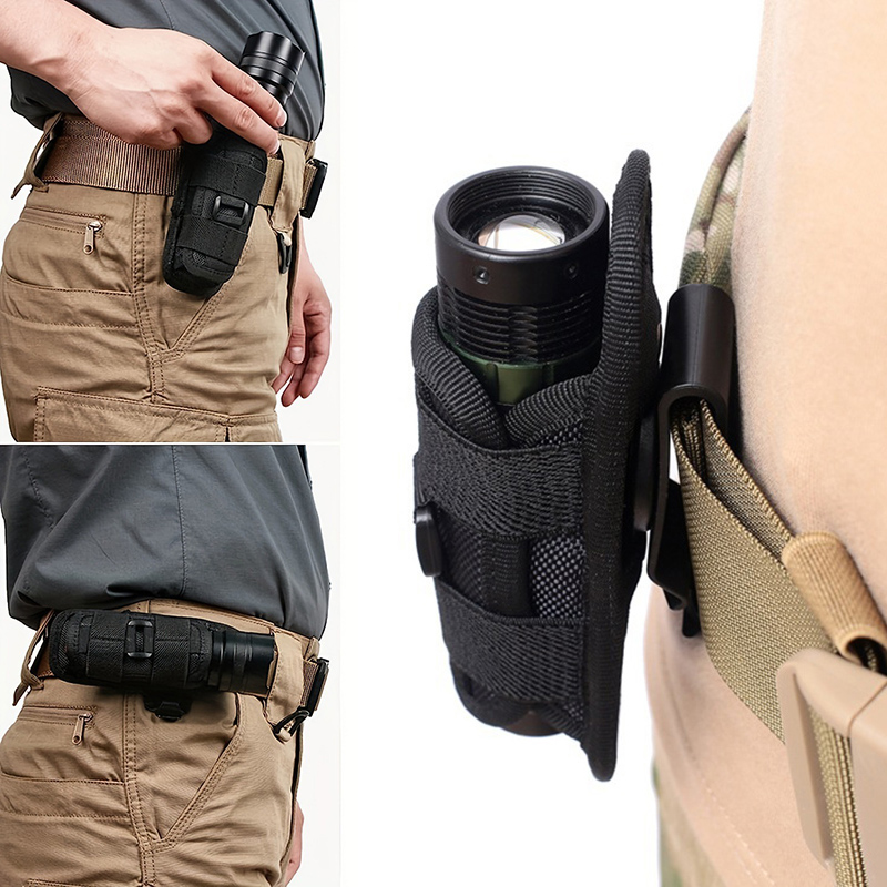Men Accessories Kit Bag - Tactische zaklampzakje Riemzaklamp Duurzame jachtverlichting Accessoire
