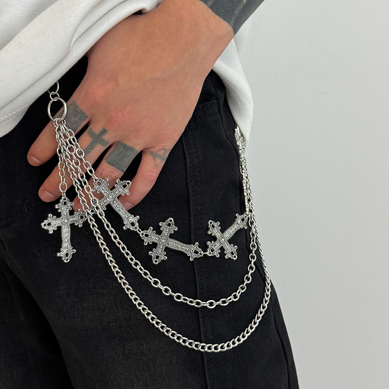Men'S Accessories For Jeans - Mode Punk Metalen Broek Keten Hip