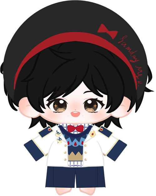 Men Accessories For Suit - Neige LeBlanche Cosplay Props Game WakuWaku