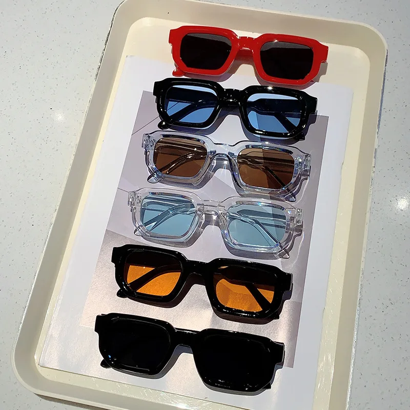 Men'S Accessories Glasses - Vintage zonnebril met rechthoekig montuur Outdoor