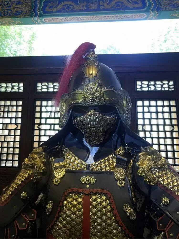Men Accessories H&M - Echte Armor Helm Mannen Chinese Ming-dynastie
