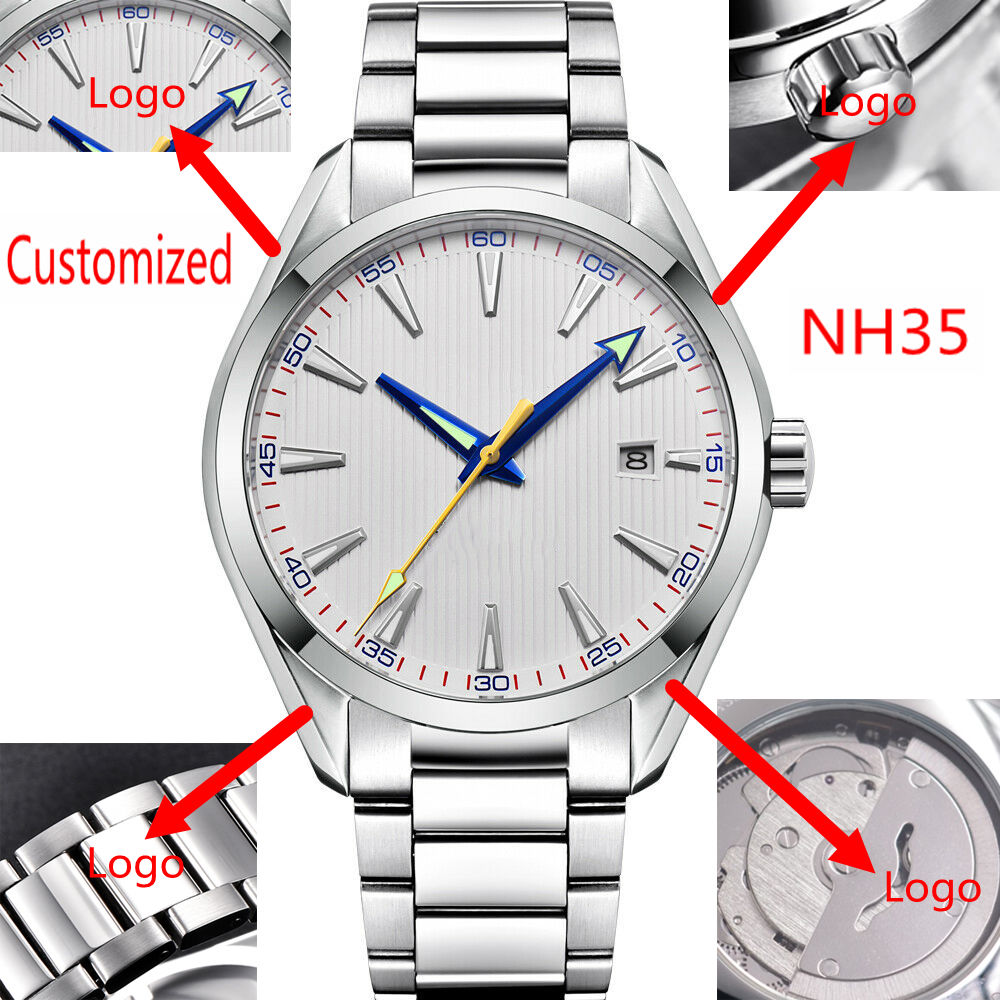 Men'S Accessories Luxury Brands - Aangepast logo 41 mm heren Miyota/NH35