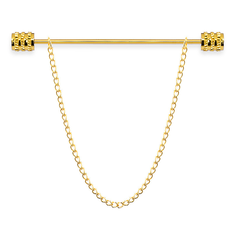 Men Accessories To Gift - Nieuwe herenbroche voor overhemd, opstaande kraag,