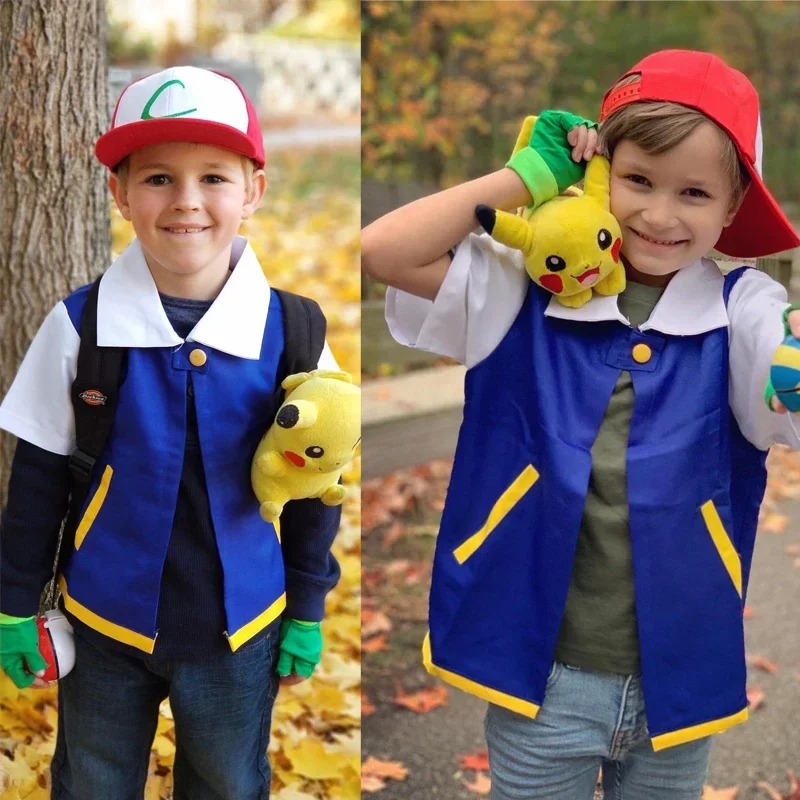 Men Accessories H&M - Halloween Cosplay Kostuum Anime Ash Ketchum