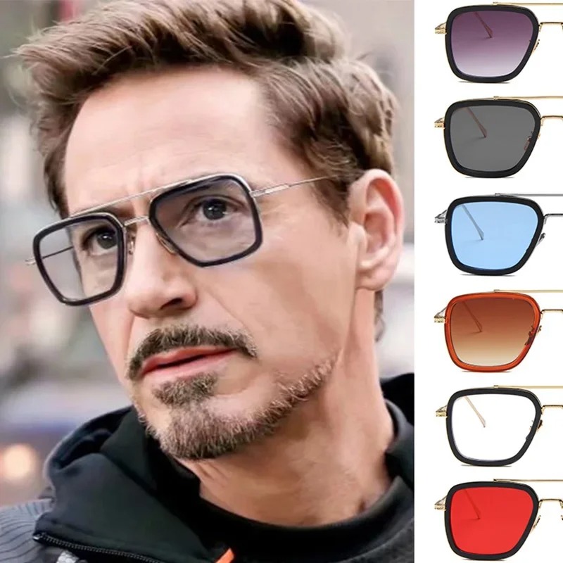 Men'S Accessories Glasses - Steam Punk Tony Stark zonnebril heren