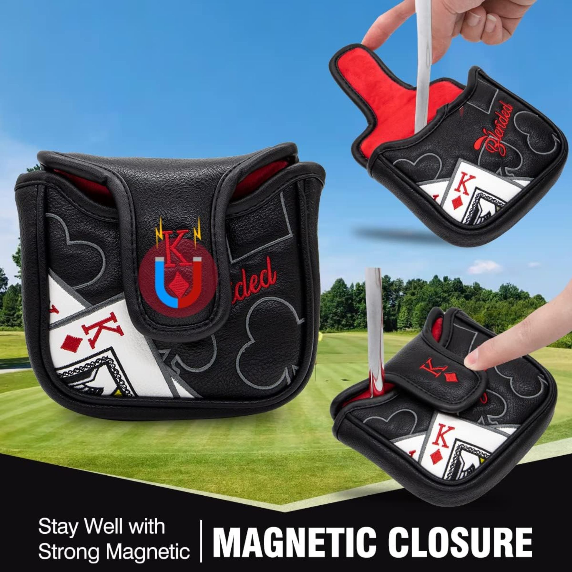 King Of Hearts geborduurde ham - Men Accessories To Gift recensie en prijs
