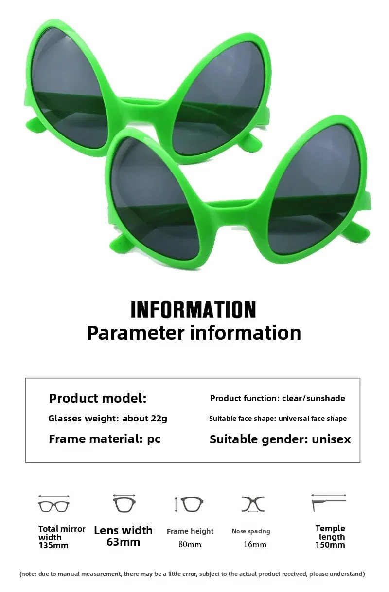 Groene Alien Martian Eigenzinn - Men'S Accessories Glasses recensie en prijs