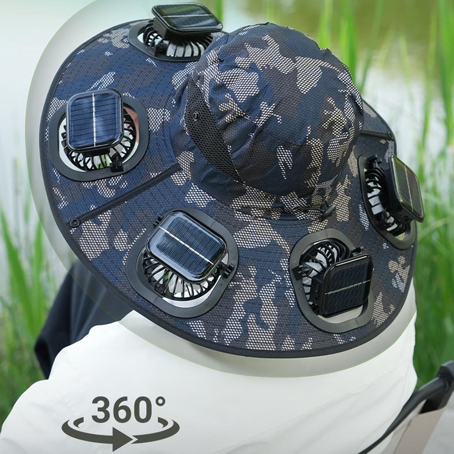Zonnehoed met 6 ventilatoren,  - Men Accessories H&M recensie en prijs