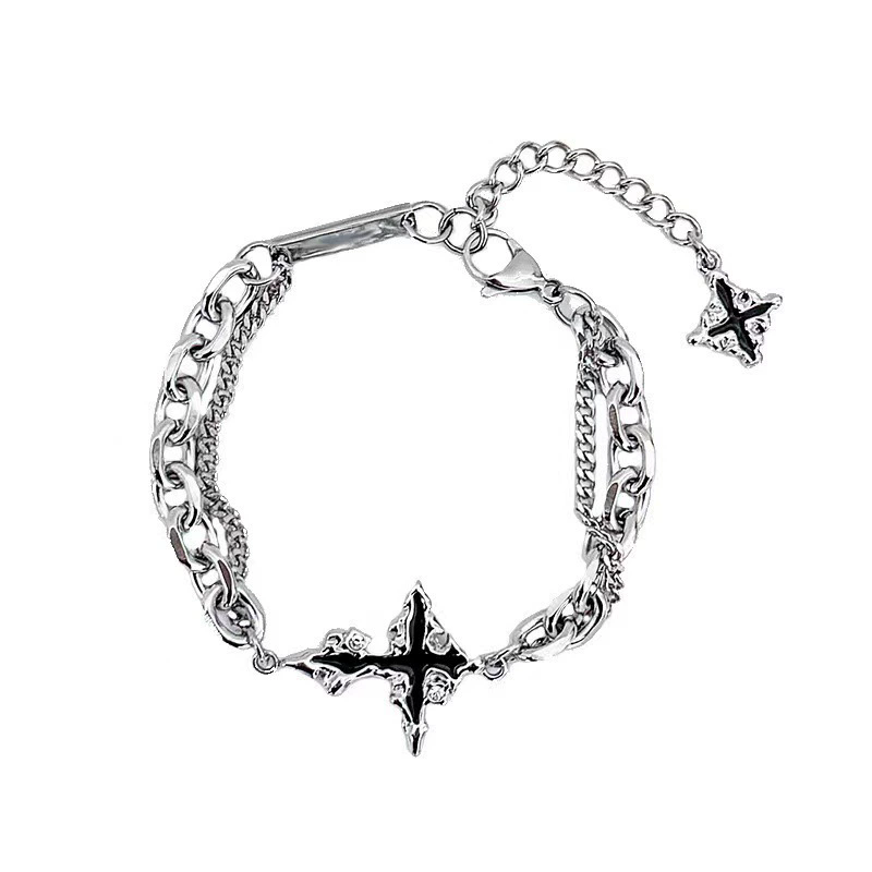 Punk Zwart Kruis Hanger Kettin - Men'S Accessories In The 90S recensie en prijs