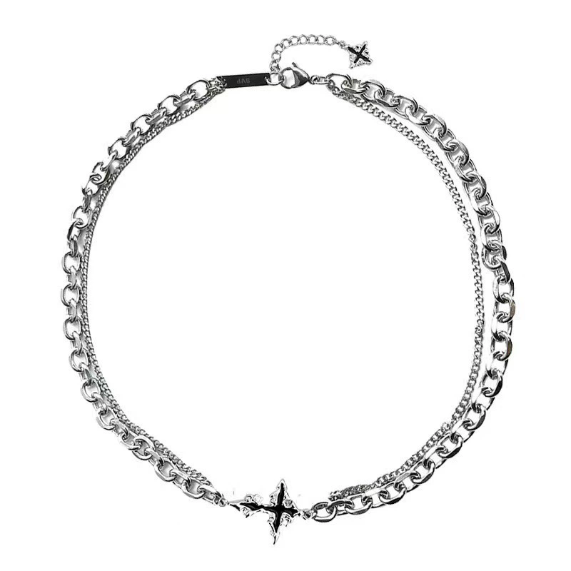 Punk Zwart Kruis Hanger Kettin - Men'S Accessories In The 90S recensie en prijs
