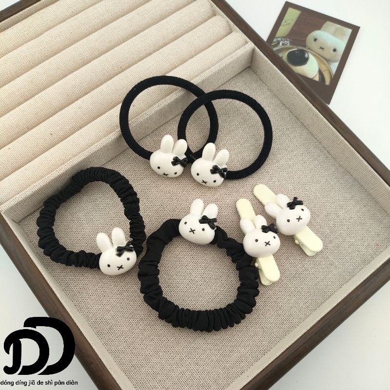 Schattige Miffy Bunny Bow haar - Tie Clip Set recensie en prijs