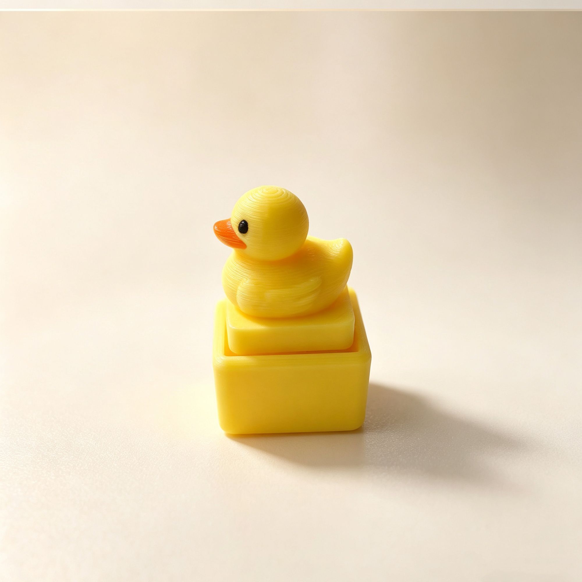 Leuke gele eend druk op sleute - Men'S Yellow Accessories recensie en prijs