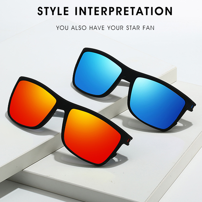 Vierkante outdoor sportzonnebr - Men'S Accessories Glasses recensie en prijs