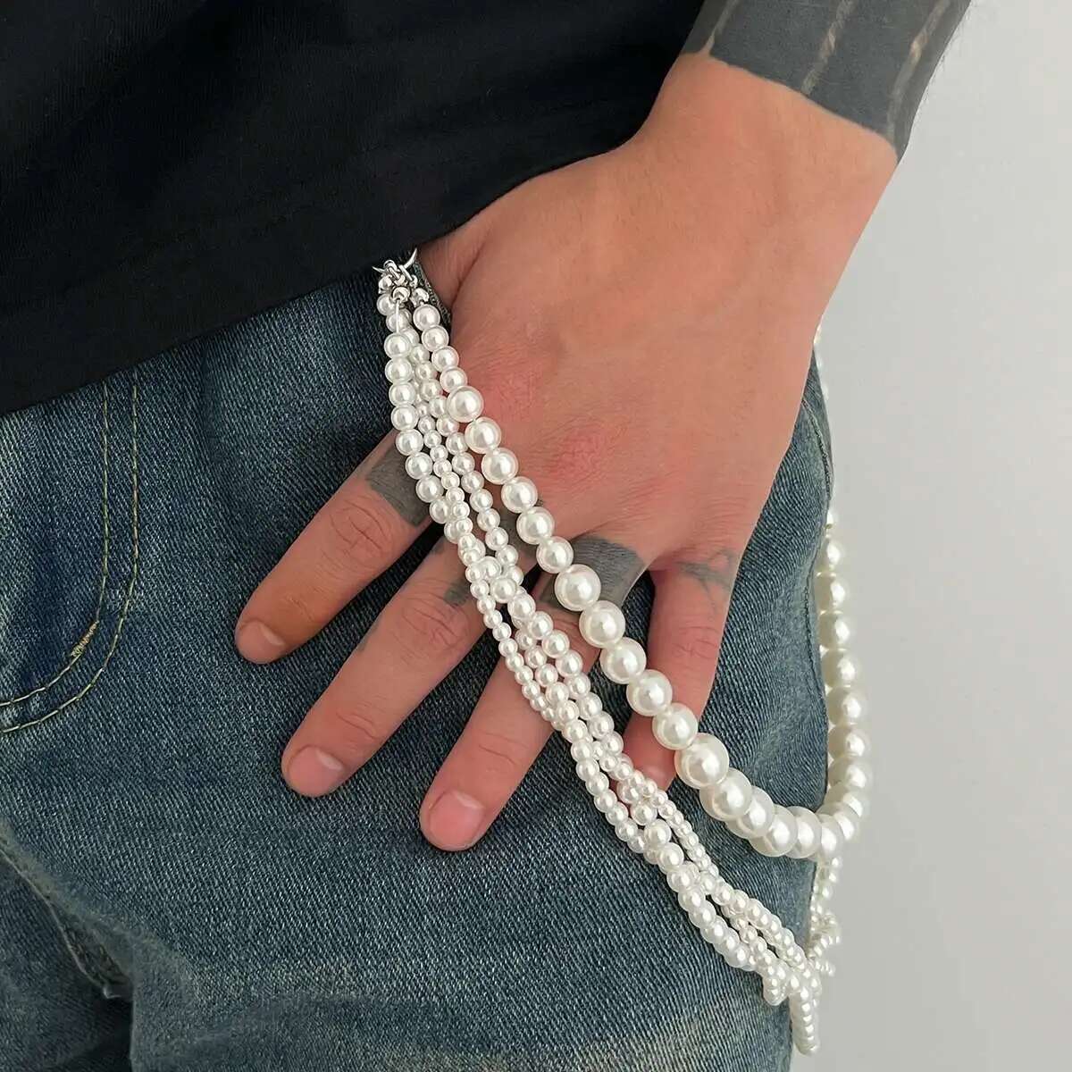 Lacteo Goth Multi Layer Imitat - Men'S Accessories For Jeans recensie en prijs