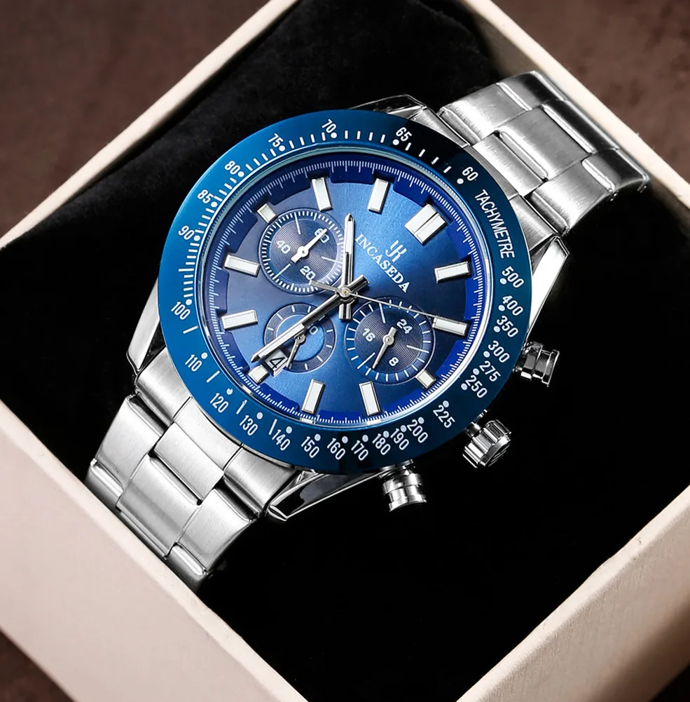 INCASEDA Mannen Horloges Merk  - Men'S Accessories Luxury Brands recensie en prijs