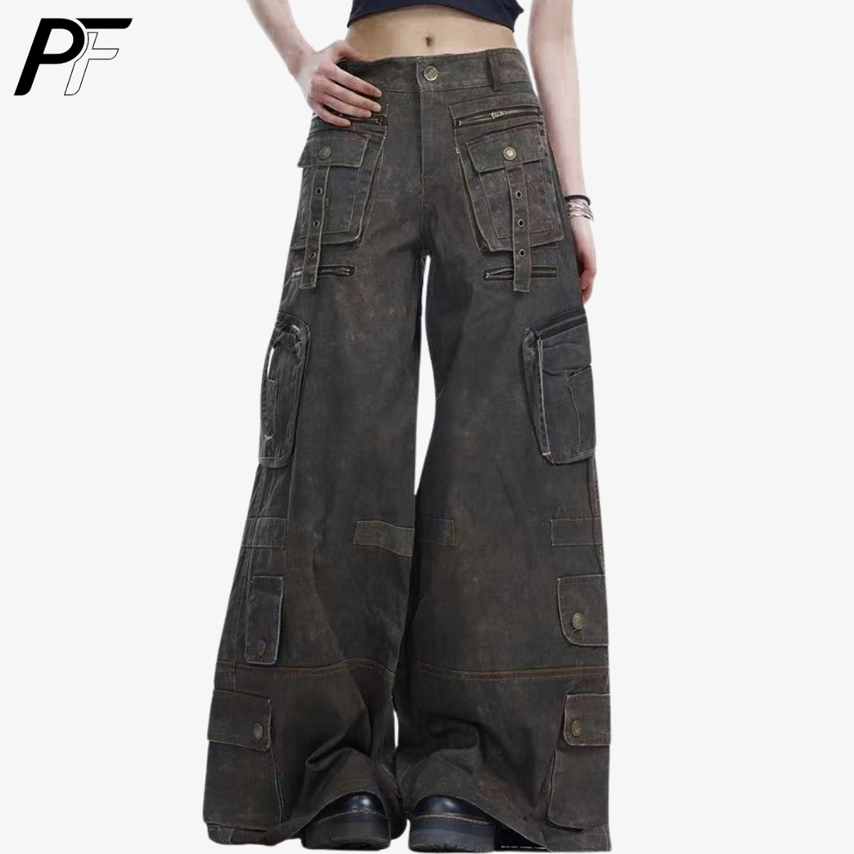 Grunge Techwear Cargobroek met - Men'S Accessories For Jeans recensie en prijs