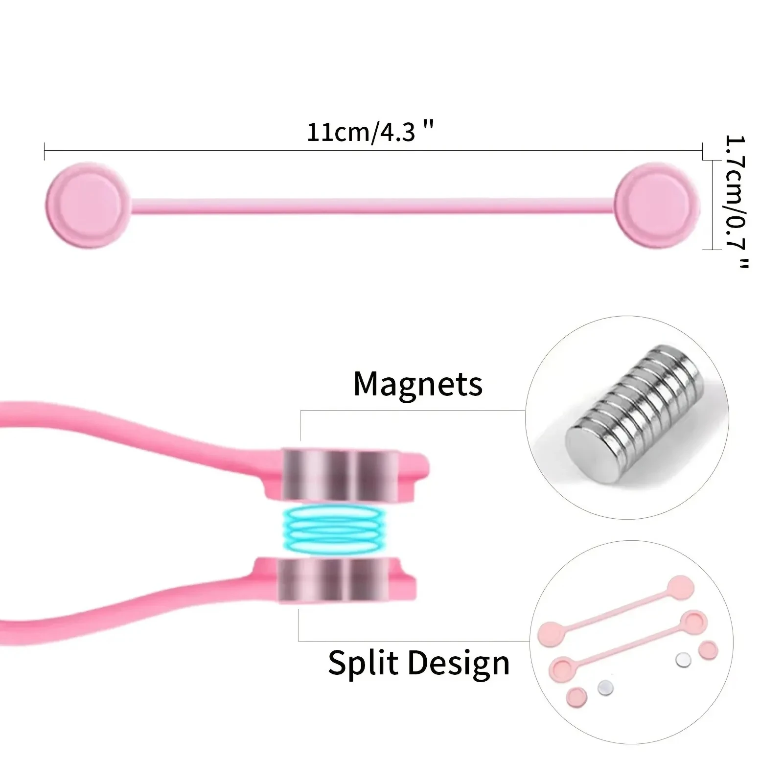 5/3/1PCS Siliconen Magnetische - Tie Clip Set recensie en prijs