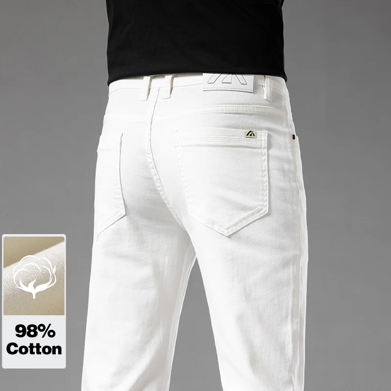 Witte Zomer Slanke Jeans Voor  - Men'S Accessories For Jeans recensie en prijs