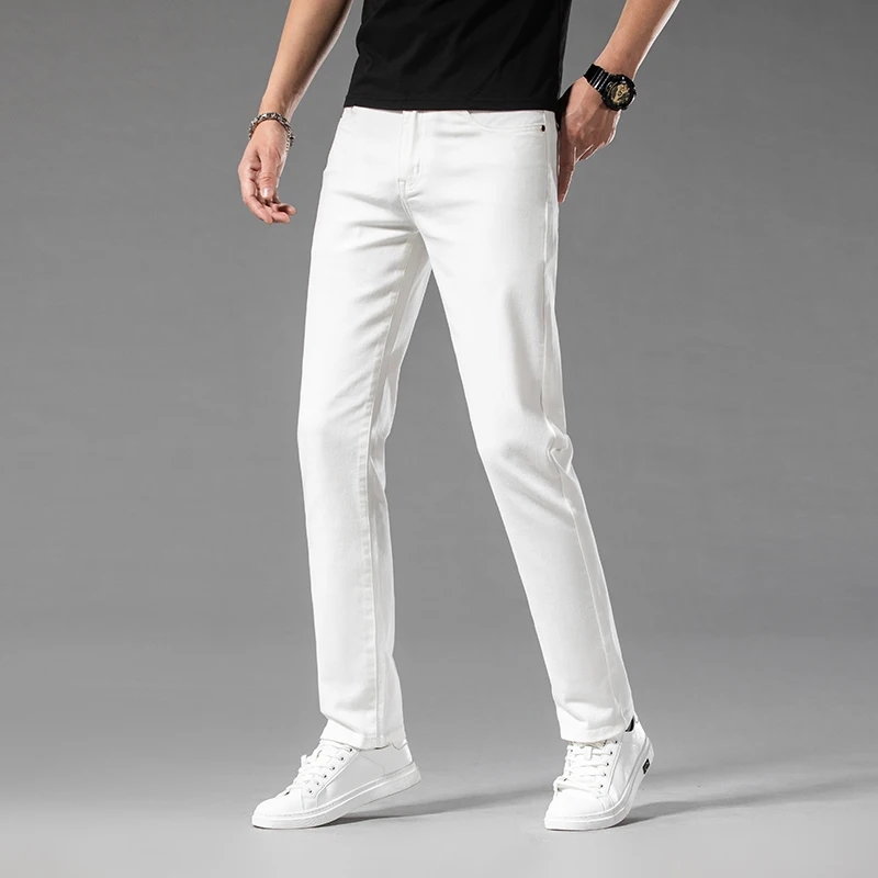 Witte Zomer Slanke Jeans Voor  - Men'S Accessories For Jeans recensie en prijs