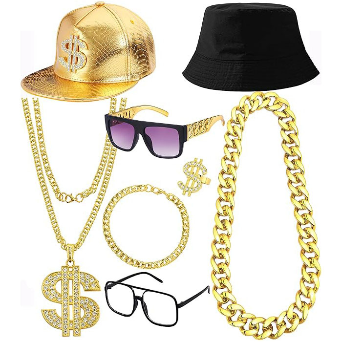 80s 90s Hiphop Kostuum Accesso - Men'S Accessories In The 90S recensie en prijs