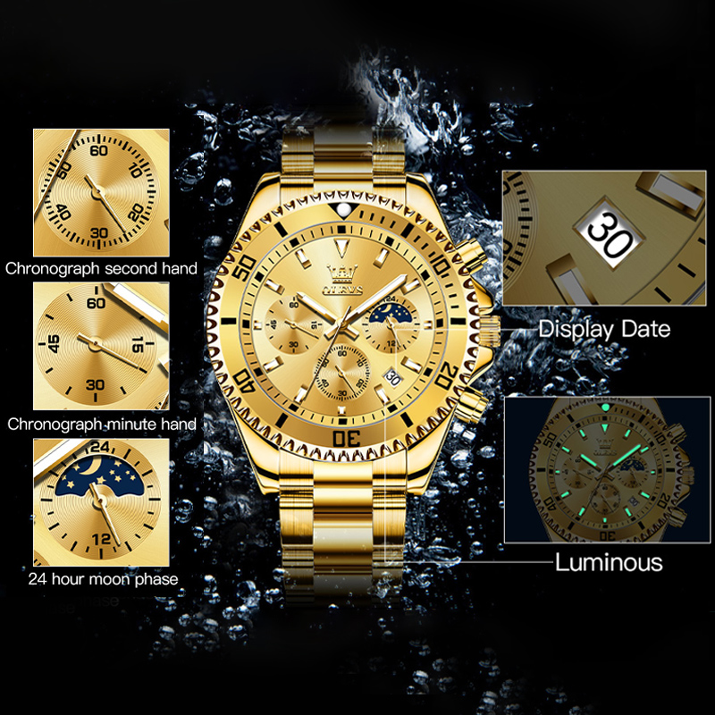 OLEVS 2870 Herenhorloge Topmer - Men'S Accessories Luxury Brands recensie en prijs