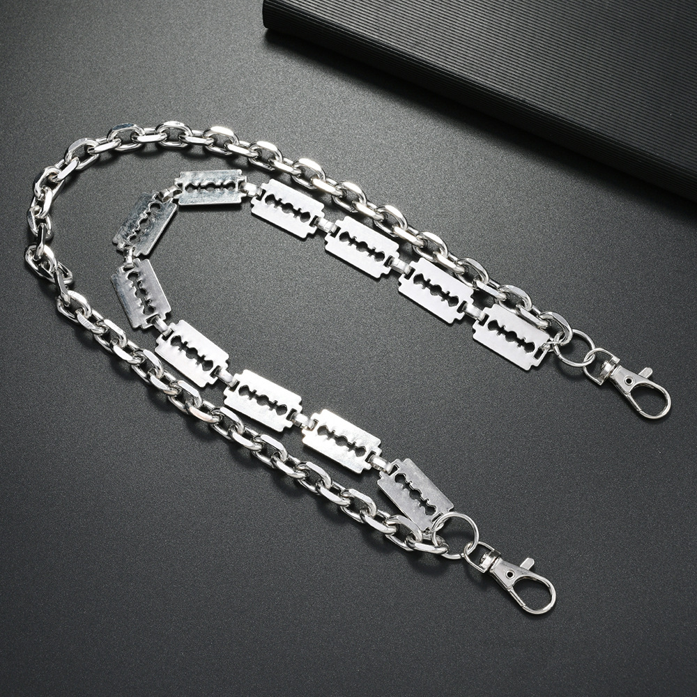 Punk metalen ketting sleutelha - Men'S Accessories For Jeans recensie en prijs