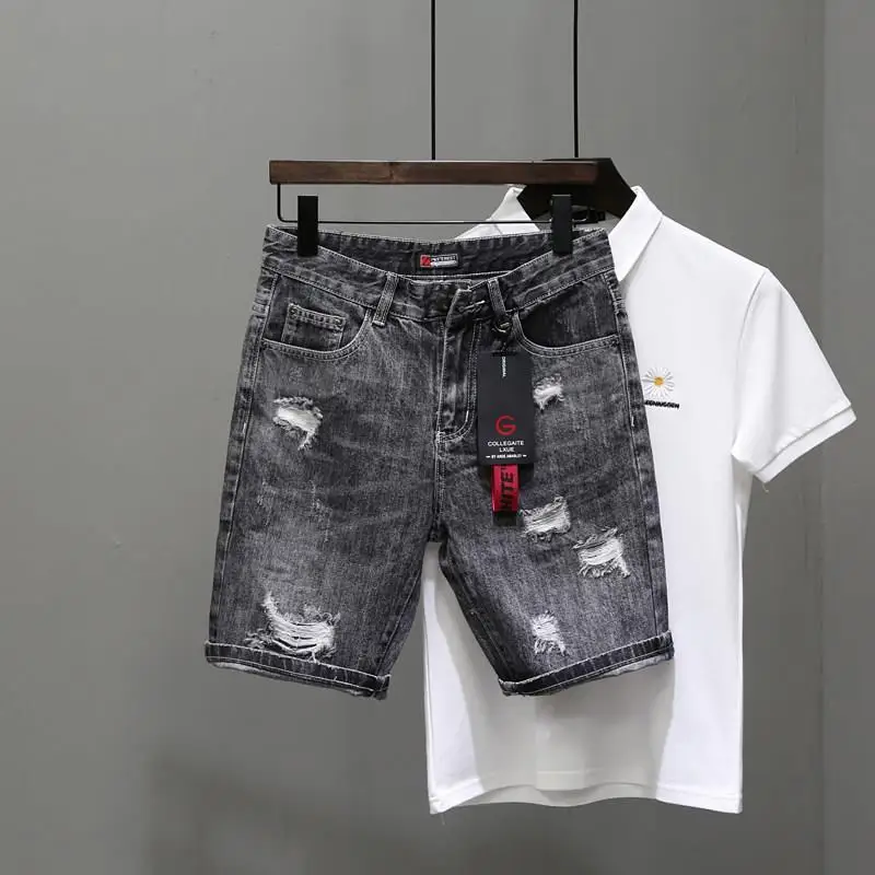Heren Korte Jeans Broek Zwart  - Men'S Accessories For Jeans recensie en prijs